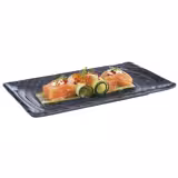 (6 Stück) Tablett / Sushiboard - LOOPS - 235x135mm - Höhe: 15mm