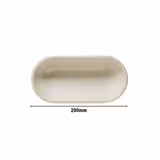 (24 sztuki) TEOS – owalna miska – długość: 200 mm – kremowa