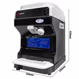 Tisch-Eiscrusher für Flockeneis - 2 kg/min - 250 Watt - Eisgröße einstellbar - Schwarz