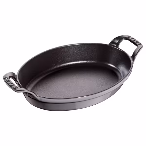 STAUB | SPECIALITIES - Bakvorm - ovaal - 240mm - Gietijzer - Grafietgrijs