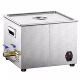 Commercial Ultrasonic Cleaner - 15L - 360W Ultrasonic Power - 40kHz - Digital - with Heater - Degas - with Drain Tap