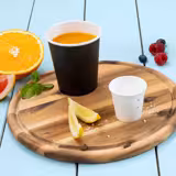 (1000 pcs) Couvercle réutilisable - Transparent - compatible avec 200ml Bol à soupe Ø80mm