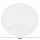 (2 stycken) Seltmann Weiden - fitnessplattor - Ø 34 cm - med 3 delande element