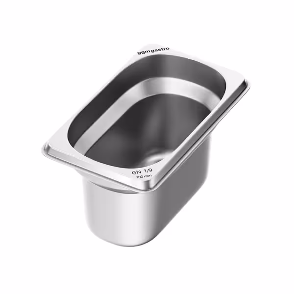 Edelstahl-Behälter GN 1/9 - Höhe: 100mm