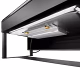 Elektrická chafing mísa - GN 1/1 - s rolovacím krytem - Černá