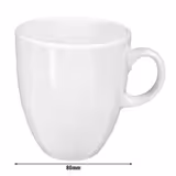 (6 pcs) SELTMANN WEIDEN | Mug – MERAN BASIC – 0.25 L – White Porcelain