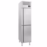 Frysskåp Rostfritt stål PREMIUM PLUS - GN 1/1 - 482 mm - 325 liter - ned till -18 °C - med 2 halvdörrar