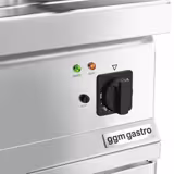 Plaque de cuisson électrique - avec revêtement en chrome dur - 8 kW - surface lisse - inclut soubassement avec 2 portes         