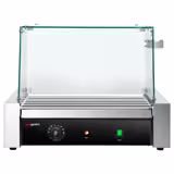 Würstchengrill / Hot Dog Grill - mit 5 Rollen & Glasaufsatz