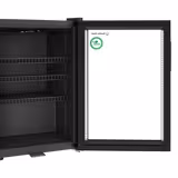 GASTRO-COOL | Mini Frigo Bar - 430 mm - 62 litri - con 1 porta in vetro - Nero