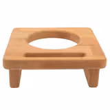 Fa edényállvány - 1 edényhez - Fa - 180x180x61 mm - kompatibilis: SMTK100O
