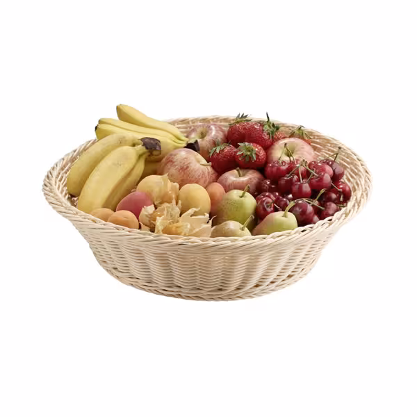 (6 komada) Stolna & Buffet košara - Okrugla - Ø 390 mm