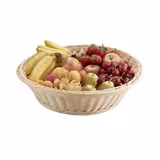 (6 pcs) Table & Buffet Basket - SNACKHOLDER - Stainless Steel - Round - Ø390mm