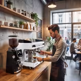WEGA | Pegaso Plus – Machine à expresso à porte-filtre – 2 groupes – 3,7 kW – avec mousseurs à lait & eau chaude – Blanc