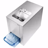 Tritaghiaccio professionale da banco - 3kg/min - 80W - Acciaio inox