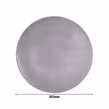 (6 pcs) SELTMANN WEIDEN | Coupe Side Plates – porcelain – dishwasher-safe – Ø 300 mm – grey