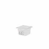 (6 pièces) CAMBRO | SafeTrak - Récipients en polypropylène GN 1/6 - laiteux - Hauteur : 100mm