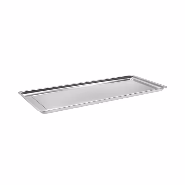 Serveerplateau - RVS - met opstaande rand - 768x268x20mm