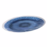 (6 stuks) Dienblad BLUE OCEAN - Melamine - 48x35,5cm - hoogte: 30mm - Blauw/Wit
