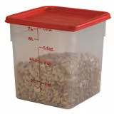 (6 sztuk) CAMBRO | CAMSQUARES® – pojemniki – 7,6 litra – przezroczyste