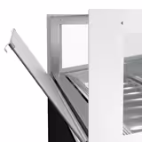 Glassdisk - 1,7 x 1,1 m - Svart - med LED