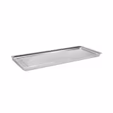 Vassoio per esposizione - Acciaio inox AISI 304 - con bordo - 768x268mm - Altezza: 40mm