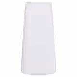 (6 pieces) KARLOWSKY | Basic Bistro Waist Apron – 100×75 cm - White