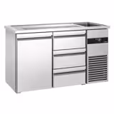Biertheke PREMIUM - 1550x700mm - 1 Tür & 3 Schubladen