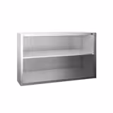Edelstahl Wandhängeschrank PREMIUM - 1200x400mm - ohne Schiebetür - 800mm hoch