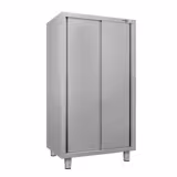 Armoire haute en inox ECO - 1200x600mm - 2 portes coulissantes - Hauteur: 1800mm