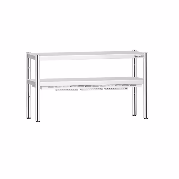 Mostek grzewczy PREMIUM - na podczerwień z promiennikiem ceramicznym - 1400x370mm - 1,05kW - 2 podgrzewane poziomy - regulowana wysokość