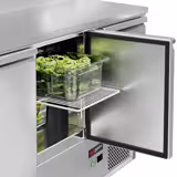 Saladette KOMPAKT ECO - 1368x700 mm - förhöjd kylränna - 3 dörrar - för 8x GN 1/6