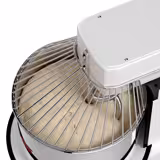 Teigknetmaschine - 22 Liter / 18 kg - 1 Geschwindigkeit - Kessel abnehmbar & Rührwerk aufklappbar - Timerfunktion