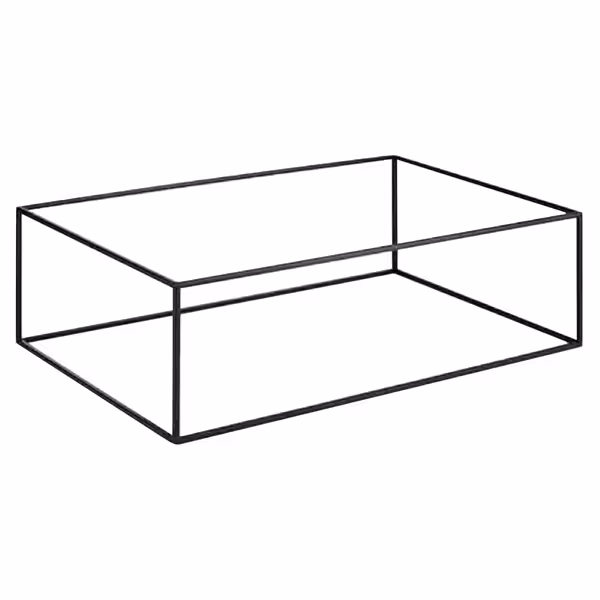 Buffetstandaard ASIA PLUS - zwart gecoat metaal - 530x325mm - Hoogte: 162mm - passend voor GN 1/1 & GN 2/4