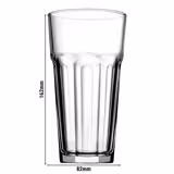 (24 pcs) Hi Ball Glass - CASABLANCA - 470 ml - Clear