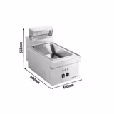 Elektrische Friteswarmer - 1,17kW - 1x GN 1/2 - tafelmodel