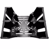 Plate Dispenser - unheated - 985mm - with wheels & 6 adjustable separating grids - max. 180 - 480 plates - Polyethylene