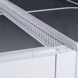 Connecting strip - Stainless steel - White - incl. Cover - for TII518-C