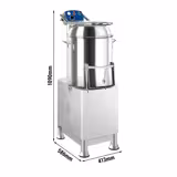 Mașină de curățat cartofi PROFESIONALĂ - 165 kg/h - 750 W - 230 V