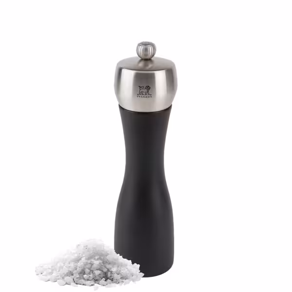 (6 pieces) PEUGEOT | FIDJI - Salt Mill - Matte Black - Height: 200mm