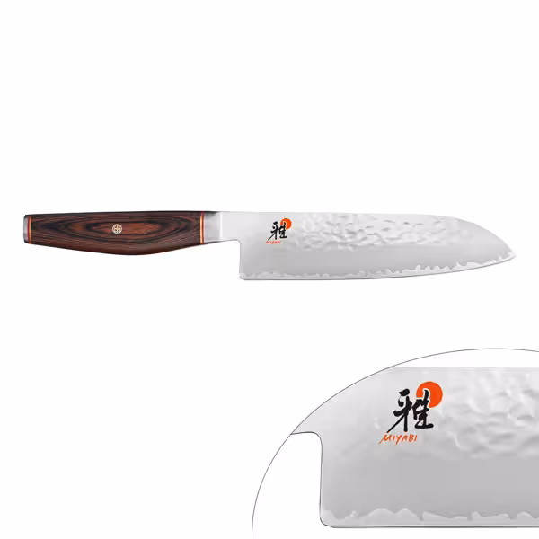 MIYABI | 6000 MCT - Couteau Santoku - Lame: 180 mm