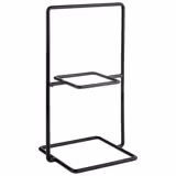 Support buffet - PERFECTO - Support en métal - Noir - rectangulaire - Hauteur:405mm