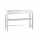 RVS werktafel PREMIUM - 1000x600mm - met onderschap