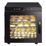 Food Dehydrator - with 10 Trays - Black - Digital Timer - 800W
