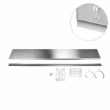 Socle en inox - 1400x125mm - pour la série ASK, ADK, GSK, SSK, SSR, SSIE, WDR & WSR