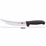 VICTORINOX | FIBROX DUAL GRIP - Χασαπομάχαιρο με κυματοειδή άκρη - Λεπίδα: 200mm