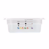 (6 pièces) CAMBRO | SafeTrak - Récipients en polypropylène GN 1/9 - laiteux - Hauteur : 65mm