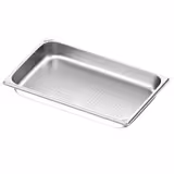 (6 pieces) - Stainless steel GN container 1/1 - perforated - height 65 mm