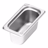 (6 Stück) Edelstahl GN-Behälter 1/3 - Höhe: 150mm