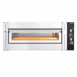 Electric Deck Pizza Oven - Single Deck - Refractory Stone Deck - 6 - Ø 30cm (12") - Mechanical Controls - up to 450°C